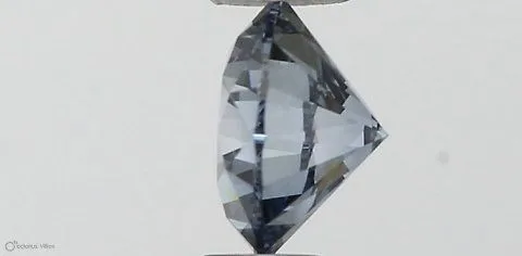 0.36ct ROUND Fancy Vivid Blue VVS1 Coloured Lab diamond