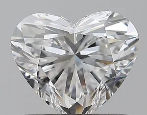 0.76ct HEART E VVS2 Natural diamond
