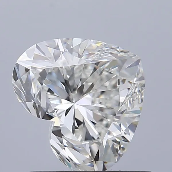 1ct HEART H VS1 Natural diamond