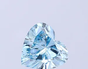 1.51ct HEART Fancy Intense Blue VS2 Coloured Lab diamond