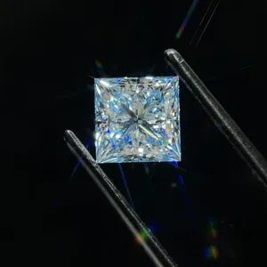 2.04ct PRINCESS Fancy Intense Blue VS2 Coloured Lab diamond