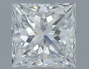 1ct PRINCESS D VVS2 Natural diamond