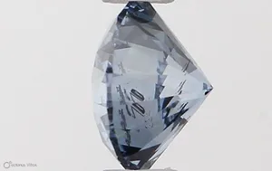 0.5ct ROUND Fancy Intense Blue SI2 Coloured Lab diamond