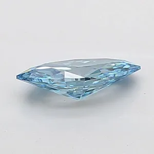 1.02ct MARQUISE Fancy Vivid Blue VS1 Coloured Lab diamond
