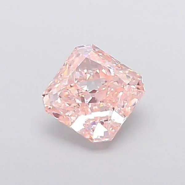 1.48ct RADIANT Fancy Brown Pink VS1 Coloured Lab diamond