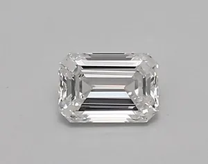 0.46ct EMERALD D VVS1 Lab diamond
