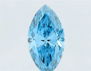 1.01ct MARQUISE Fancy Vivid Blue VS1 Coloured Lab diamond