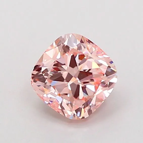 1.05ct CUSHION Fancy Intense Pink VVS2 Coloured Lab diamond