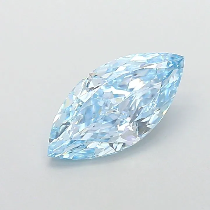 2.01ct MARQUISE Fancy Vivid Blue VS1 Coloured Lab diamond