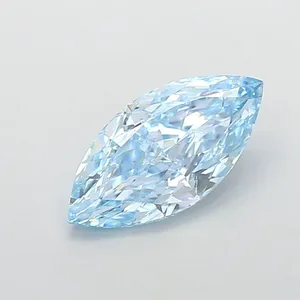 2.01ct MARQUISE Fancy Vivid Blue VS1 Coloured Lab diamond