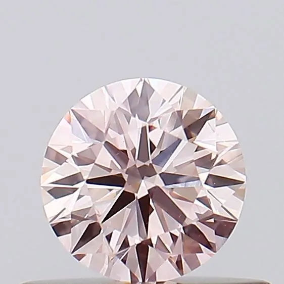 0.39ct ROUND Fancy Pink VS2 Coloured Lab diamond