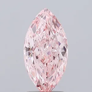 2.26ct MARQUISE Fancy Vivid Pink VS1 Coloured Lab diamond