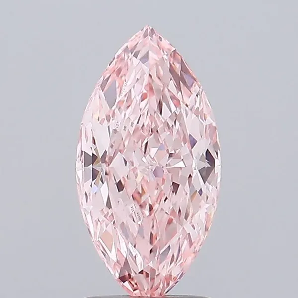 2.26ct MARQUISE Fancy Vivid Pink VS1 Coloured Lab diamond