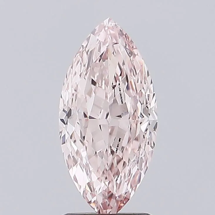1.70ct MARQUISE Fancy Intense Pink VVS2 Coloured Lab diamond