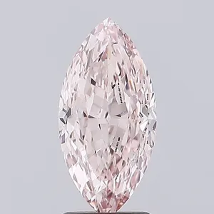 1.7ct MARQUISE Fancy Intense Pink VVS2 Coloured Lab diamond