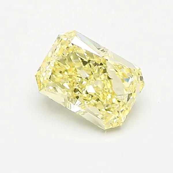 1.08ct RADIANT Fancy Intense Yellow VVS1 Coloured Lab diamond