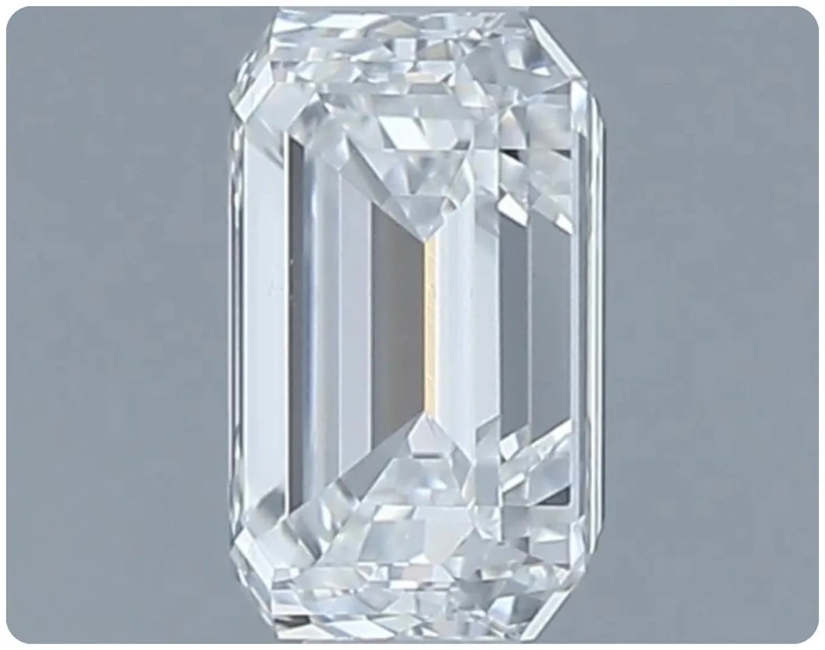 0.50ct EMERALD F VS1 Natural diamond