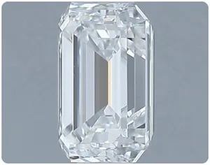 0.5ct EMERALD F VS1 Natural diamond