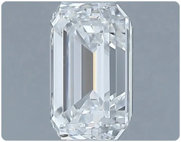 0.5ct EMERALD F VS1 Natural diamond