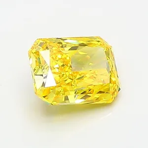 1.1ct RADIANT Fancy Vivid Yellow VVS2 Coloured Lab diamond