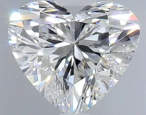 0.52ct HEART F VVS2 Natural diamond
