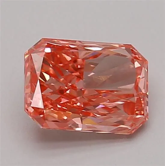 1.05ct RADIANT Fancy Vivid Pink VS1 Coloured Lab diamond