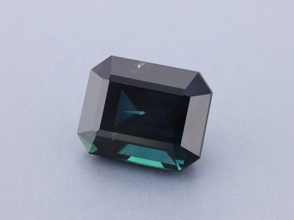 4.07ct Blue Sapphire, Emerald Cut gemstone
