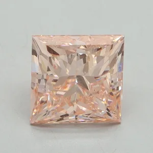 2.72ct PRINCESS Fancy Intense Pink VS1 Coloured Lab diamond