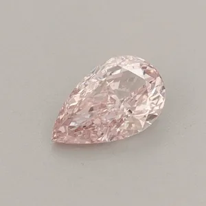 0.31ct PEAR Fancy Intense Pink VS2 Coloured Lab diamond