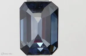 0.5ct EMERALD Fancy Deep Blue SI2 Coloured Lab diamond