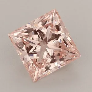 1.5ct PRINCESS Fancy Intense Pink VVS2 Coloured Lab diamond