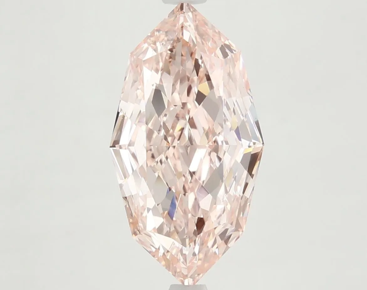 2.71ct MARQUISE Fancy Intense Pink VS1 Coloured Lab diamond