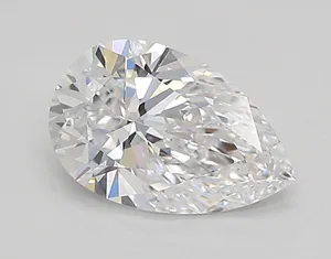 0.89ct PEAR D VVS2 Lab diamond