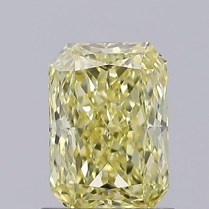 1.04ct RADIANT Fancy Intense Yellow VVS2 Coloured Lab diamond