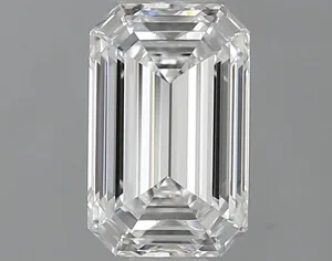 0.52ct EMERALD D IF Lab diamond