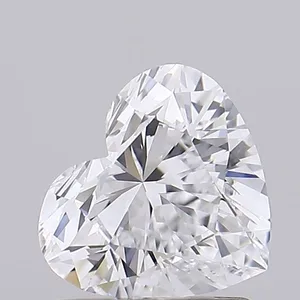 1ct HEART D VVS2 Lab diamond
