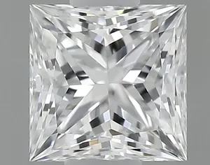 0.34ct PRINCESS D IF Natural diamond