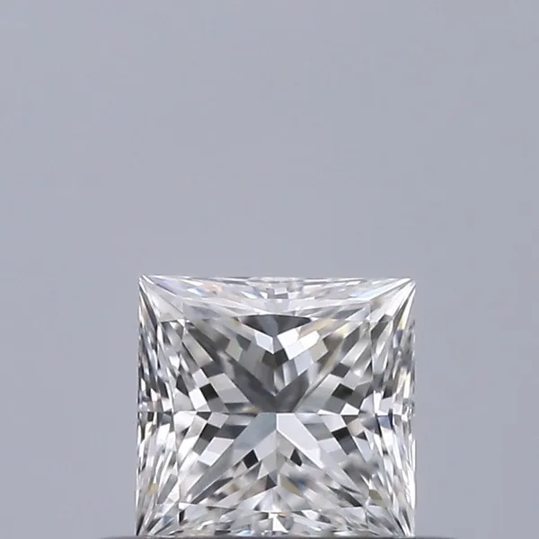 0.34ct PRINCESS F VVS2 Natural diamond