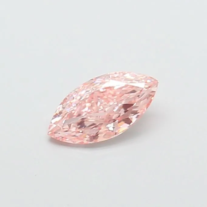 1.05ct MARQUISE Fancy Vivid Pink VVS2 Coloured Lab diamond