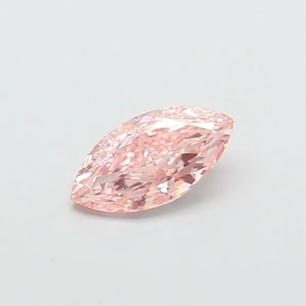 1.05ct MARQUISE Fancy Vivid Pink VVS2 Coloured Lab diamond