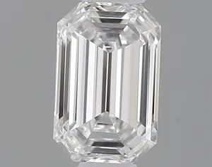 0.42ct EMERALD D VVS2 Lab diamond
