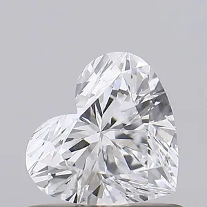 0.51ct HEART D IF Lab diamond