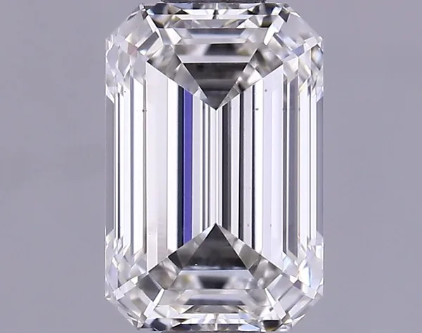 0.81ct EMERALD F VS1 Lab diamond