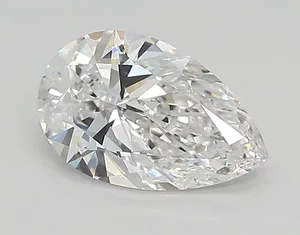 0.89ct PEAR D VVS2 Lab diamond