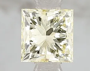 1ct PRINCESS Fancy Yellow VS1 Coloured Lab diamond