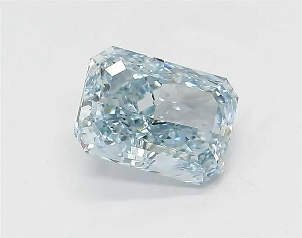 1.18ct RADIANT Fancy Intense Blue VS2 Coloured Lab diamond
