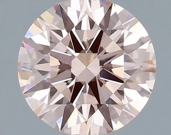 0.61ct ROUND Fancy Intense Pink VVS1 Coloured Lab diamond