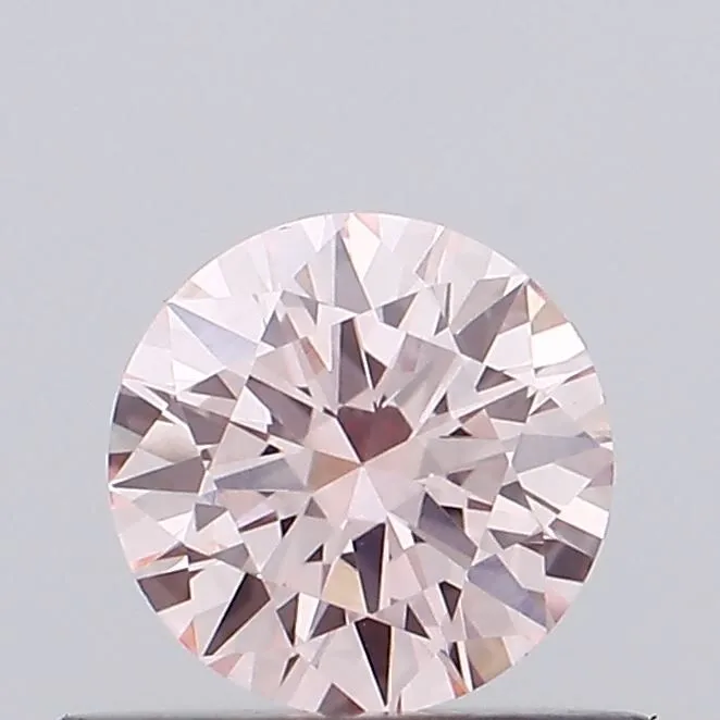 0.48ct ROUND Fancy Intense Pink VVS2 Coloured Lab diamond