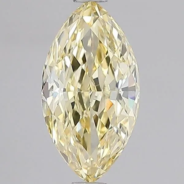 1.55ct MARQUISE Fancy Yellow VS1 Coloured Lab diamond