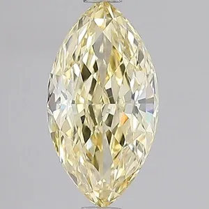 1.55ct MARQUISE Fancy Yellow VS1 Coloured Lab diamond